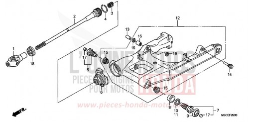 BRAS OSCILLANT ST1300AE de 2014